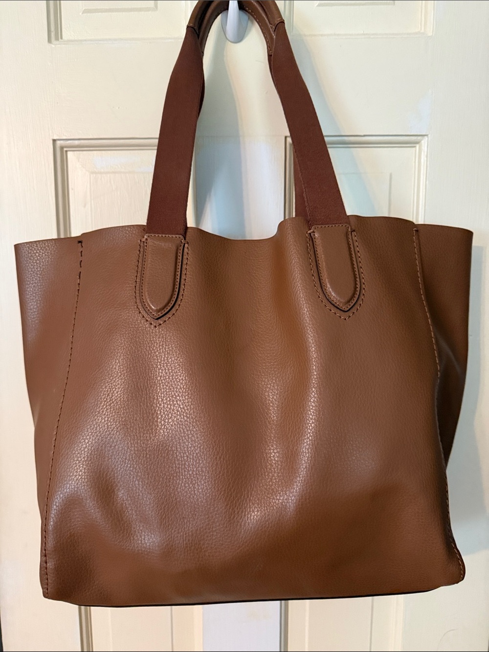 COACH Leather Derby Tote with Tassel & Charm - Picture 2 of 12